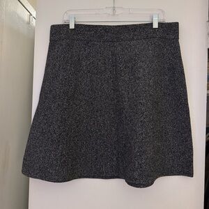 LOFT Heather Gray Mini Skirt